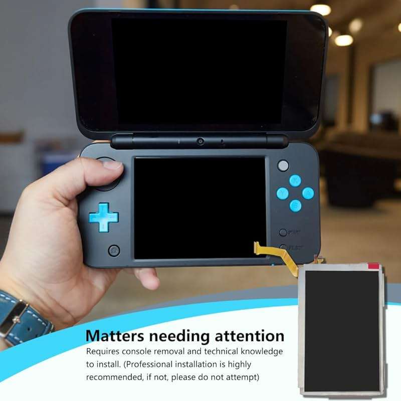 JRSHOME Top LCD Screen Upper Display Unit Replacement for Nin Ten do New 3DS XL/New 3DS LL (2015) - Image 4