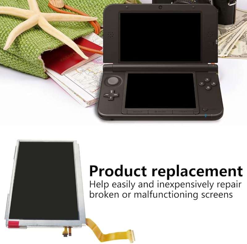 JRSHOME Top LCD Screen Upper Display Unit Replacement for Nin Ten do New 3DS XL/New 3DS LL (2015) - Image 5
