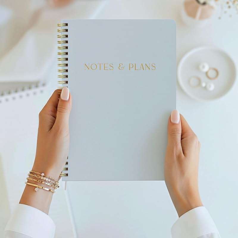 Beautiful Daily Planner And Notebook With Hourly Schedule - Aesthetic Spiral To do List Notepad to Easily Organize Your Tasks And Appointments - Stylish Book And School Or Office Supplies - Image 5