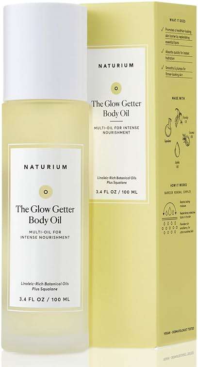 Naturium The Glow Getter Body Oil, Multi-Oil for Intense Nourishment, Hydrating & Moisturizing Formula, Vegan & Cruelty-Free, 3.4 oz - Image 1