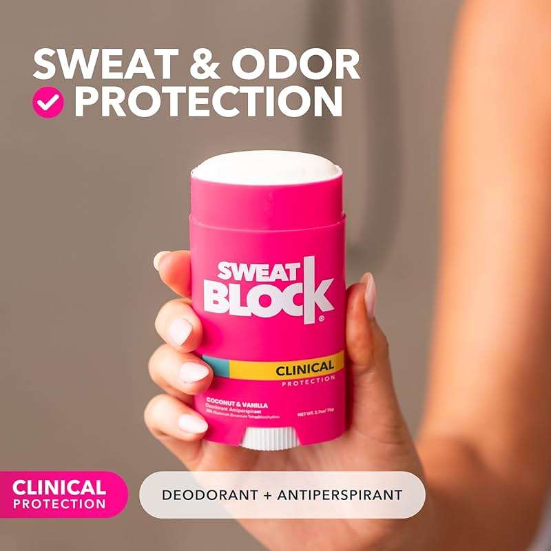 SweatBlock Clinical Strength Deodorant for Women Coconut and Vanilla Scent 48 Hour Sweat and Odor Protection Daily Use Formula Designed for Long-Lasting Freshness and Confidence Dermatologist Tested - Image 2