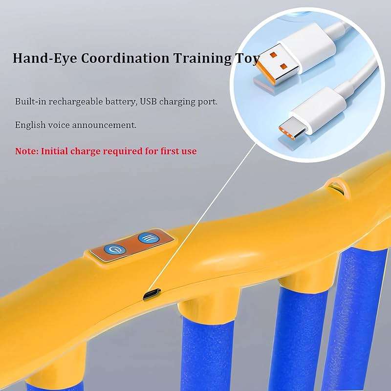 Tendry Reflex Drop Sticks Challenge Game, Hand Eye Coordination Training Toy, Upgrade Remote Control 3 Adjustable Speed - Image 6