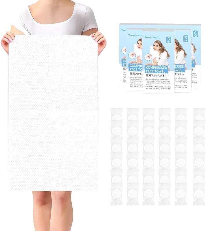 11.8in x 21.3 in Compressed Towels Thicker Style Magic Disposable Face Compressed Towel, Portable Washcloth Reusable for Travel Home, Outdoor Sports, Beauty Salon - Image 1