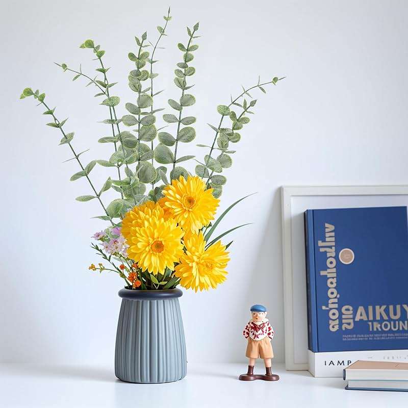 LYRWI 20pcs Eucalyptus Stems Artificial Eucalyptus Leaves Stems Artificial Fake Flowers for Home Office Flowers Bouquet Centerpiece Wedding Decoration Christmas Decor 2026 - Image 2