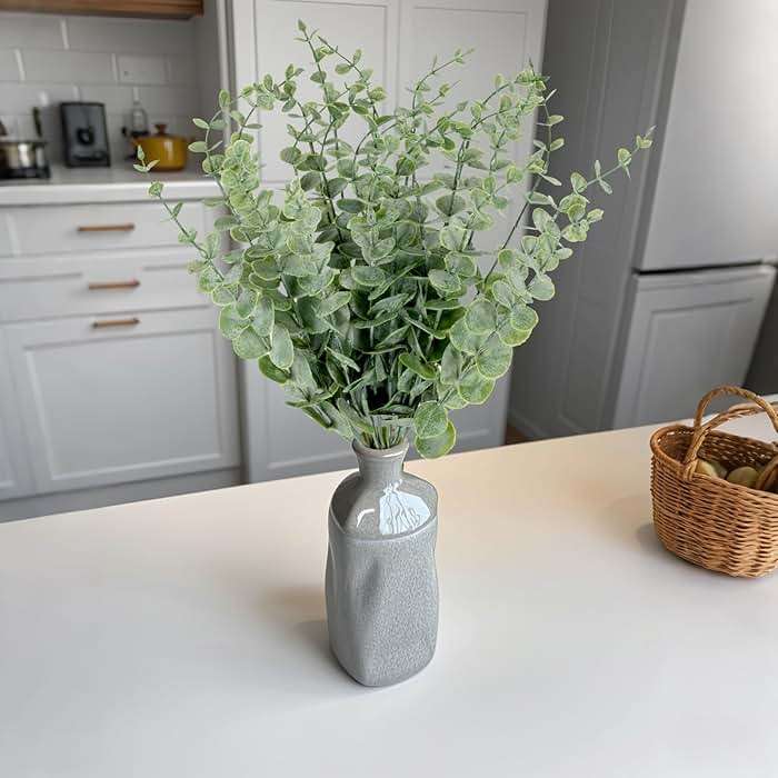 LYRWI 20pcs Eucalyptus Stems Artificial Eucalyptus Leaves Stems Artificial Fake Flowers for Home Office Flowers Bouquet Centerpiece Wedding Decoration Christmas Decor 2026 - Image 4