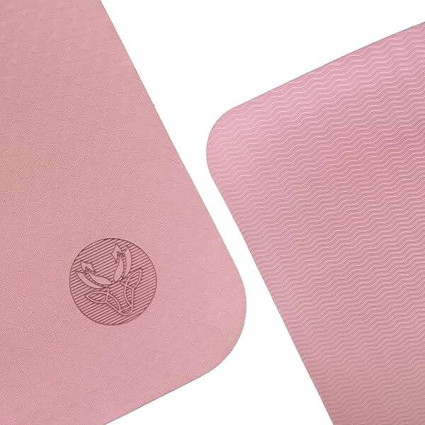Lotus et Moi Non Slip Yoga Mat 6mm Thick, TPE Yoga Mat with a Carrying Strap, Home Workout, Light Weight Travel Pilates Mat Women, Fitness Gym Mat, Namaste - Image 9