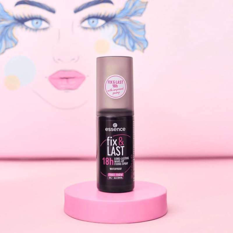 essence | Fix & Last 18H Long-Lasting Makeup Fixing Spray | All-Day Hold & Smudge Proof | Vegan & Cruelty Free - Image 3