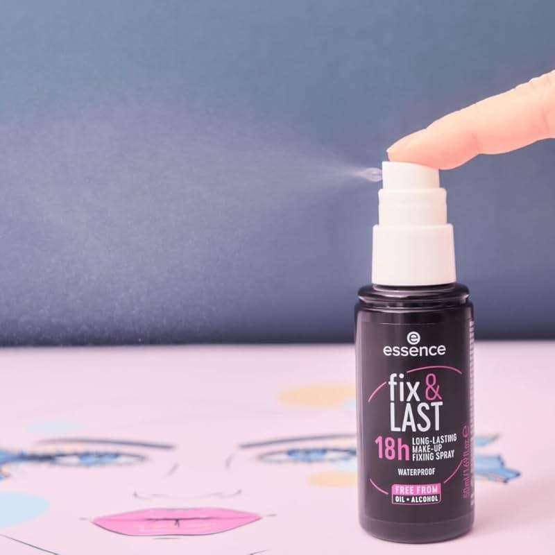 essence | Fix & Last 18H Long-Lasting Makeup Fixing Spray | All-Day Hold & Smudge Proof | Vegan & Cruelty Free - Image 4