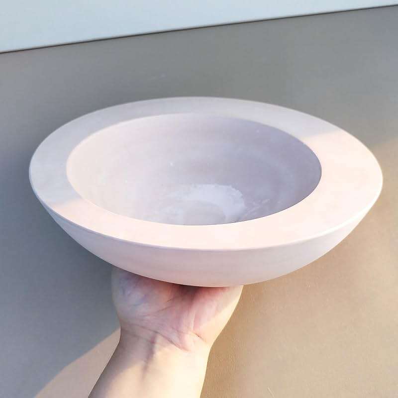 Wehous Large Round Container Mold, Silicone Irregular Bowl Storage Resin Concrete Molds, Candle Holder Succulent Planter Jewelry Trinket Tray Plate Mold DIY Epoxy Resin Casting Plaster Cement Decor - Image 2