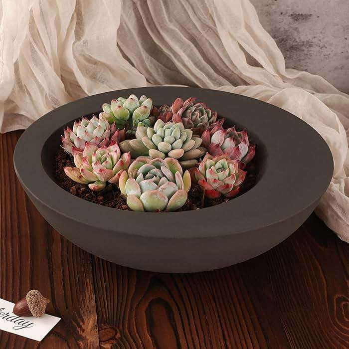 Wehous Large Round Container Mold, Silicone Irregular Bowl Storage Resin Concrete Molds, Candle Holder Succulent Planter Jewelry Trinket Tray Plate Mold DIY Epoxy Resin Casting Plaster Cement Decor - Image 5