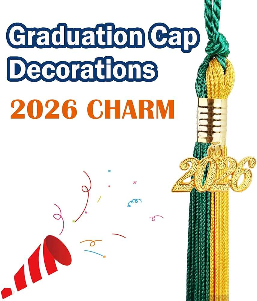 FOMOMDI 2025 Gold Plated Charm for Graduation Tassel, Decorative Number Pendant - Image 3