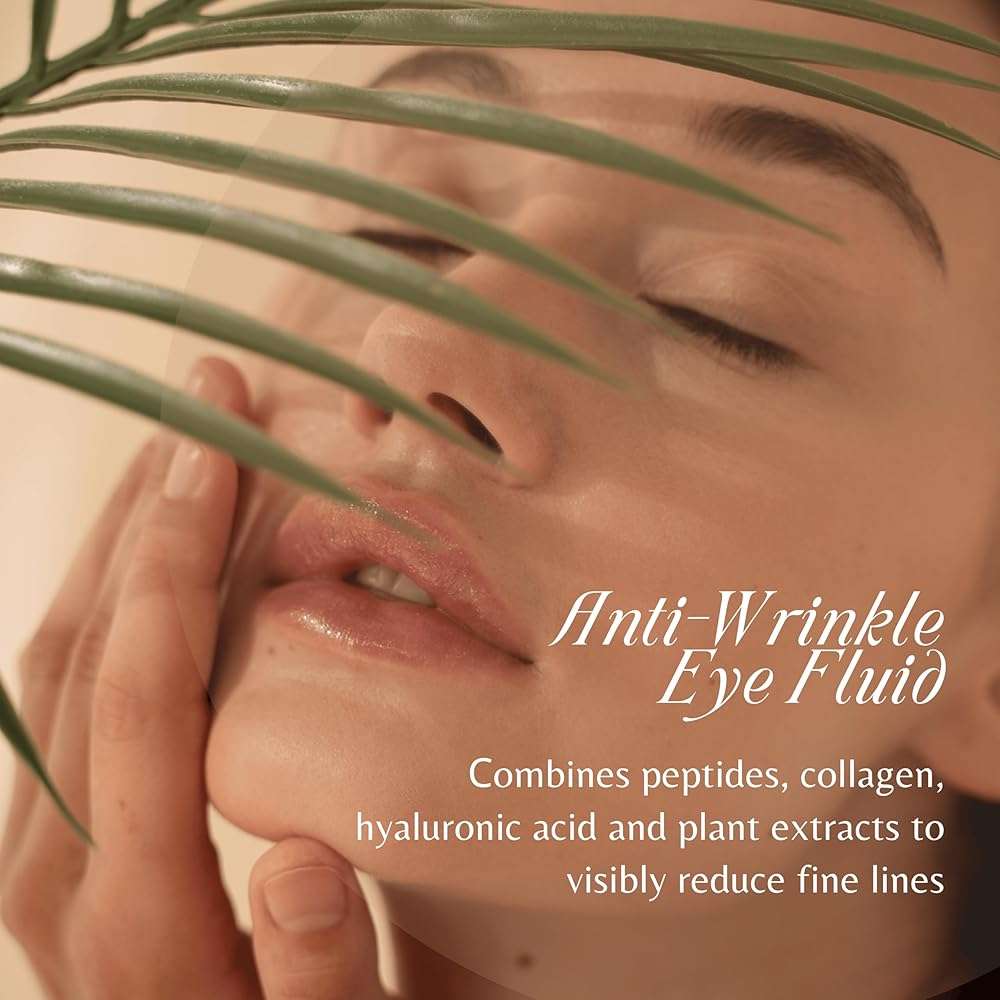 SKINPHORIA Anti-Wrinkle Eye Fluid with Collagen, Squalane & Hyaluronic Acid – Smooth Fine Lines, Firm & Hydrate Skin – Under Eye Cream Helps Reduce the Look of Puffiness & Restore Radiance – 30ml - Image 3