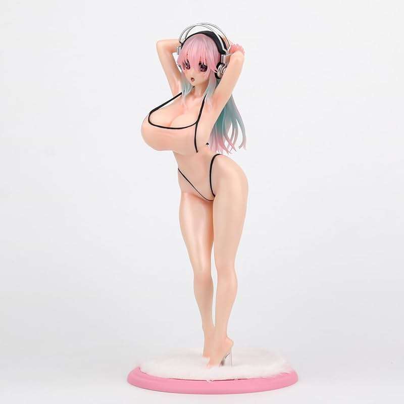 Zatanend Ecchi Figure Super Pink Girl(Pro Soft Ver.),Waifu Girl Hentaii.Sexy Anime +18 Uncensored for Adult Collection Gift Model Toys No Box - Image 4