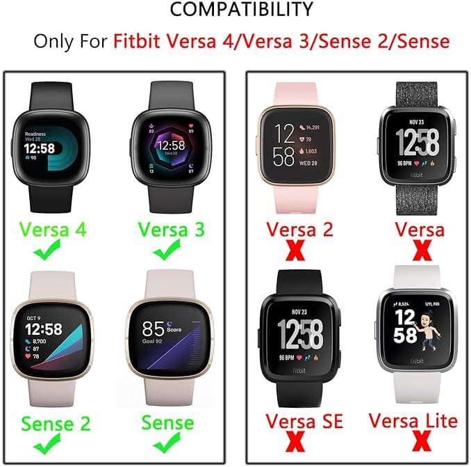 YouthRun Bling Love Clover Bands For Women Compatible With Versa 4/Versa 3/Sense 2/Sense Stainless Steel Adjustable Replacement Strap. - Image 2
