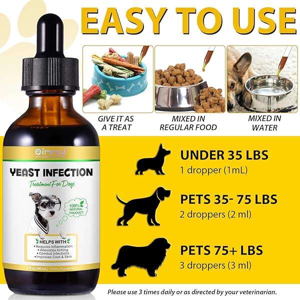 VOSIFSDIY Yeast Infection Treatment for Dogs, Natural Dog Yeast Infection Treatment Supports Itch Relief, Ear Infection, Allergy Relief, Pet Supplies Dog Herbal Supplement, Bacon Flavor - Image 8