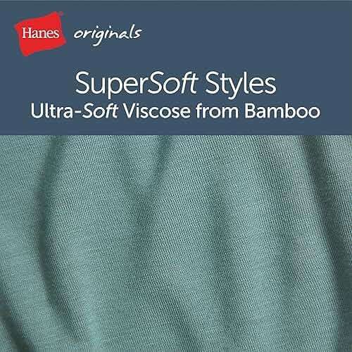 Hanes Men's Underwear, SuperSoft Viscose from Bamboo, 3-Pack, Sexy Men's Underwear, Short or Regular- Leg Boxer Briefs - Image 5