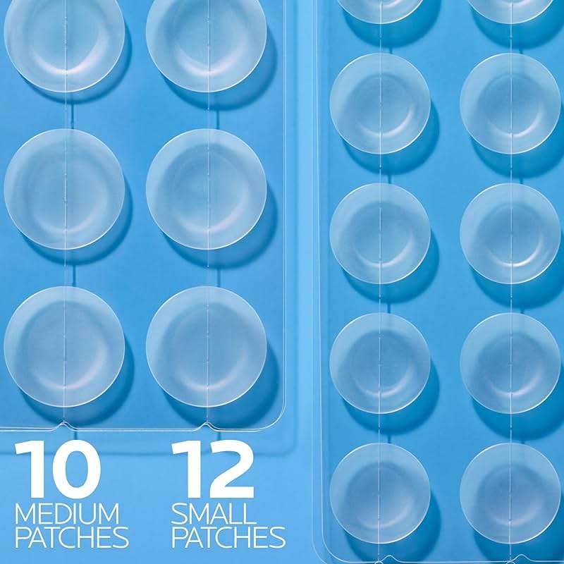 La Roche-Posay Effaclar Multi-Target Blemish Patches, Hydrocolloid Pimple Patches For Face Shields, Targets & Absorbs, Suitable Under Makeup, 22 Patches, 12 Small Size & 10 Medium Size - Image 7