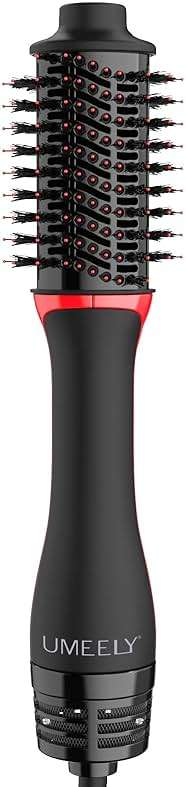 Umeely Plus 2.0 Hair Dryer Brush Blow Dryer Brush in One, 2'' Oval Brush Head Hot Air Brush Styler & Volumizer with Ionic Technology, NTC Smart Temp Control for Smooth, Frizz-Free, Shiny Hair - Image 1
