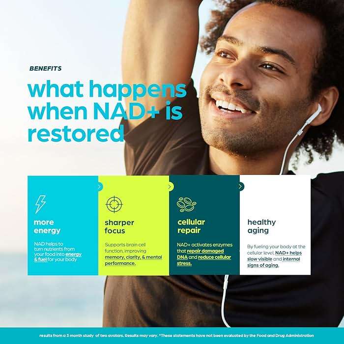 NAD Supplement Extra Strength NMN Alternative Liposomal + Green Tea for Women & Men with Urolithin A, Resveratrol, CoQ10, Alpha Lipoic Acid - Image 7