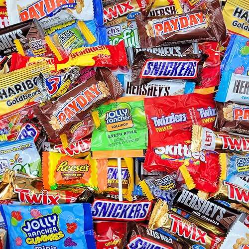 Bulk Assorted Chocolate Candy Variety Pack 2lb - Bulk Candy Individually Wrapped Chocolate for Party Favors & Pinata Stuffers - 2 Pound Candy Variety Mix - Image 3