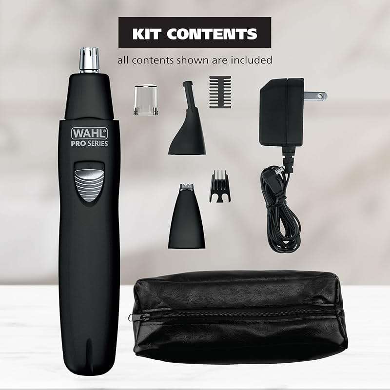 Wahl Pro Series® Rechargeable Eyebrow, Ear & Nose Hair Trimmer for Men – Painless DualTech® Eyebrow Trimmer & Facial Hair Removal Device – Model 3025656 - Image 10
