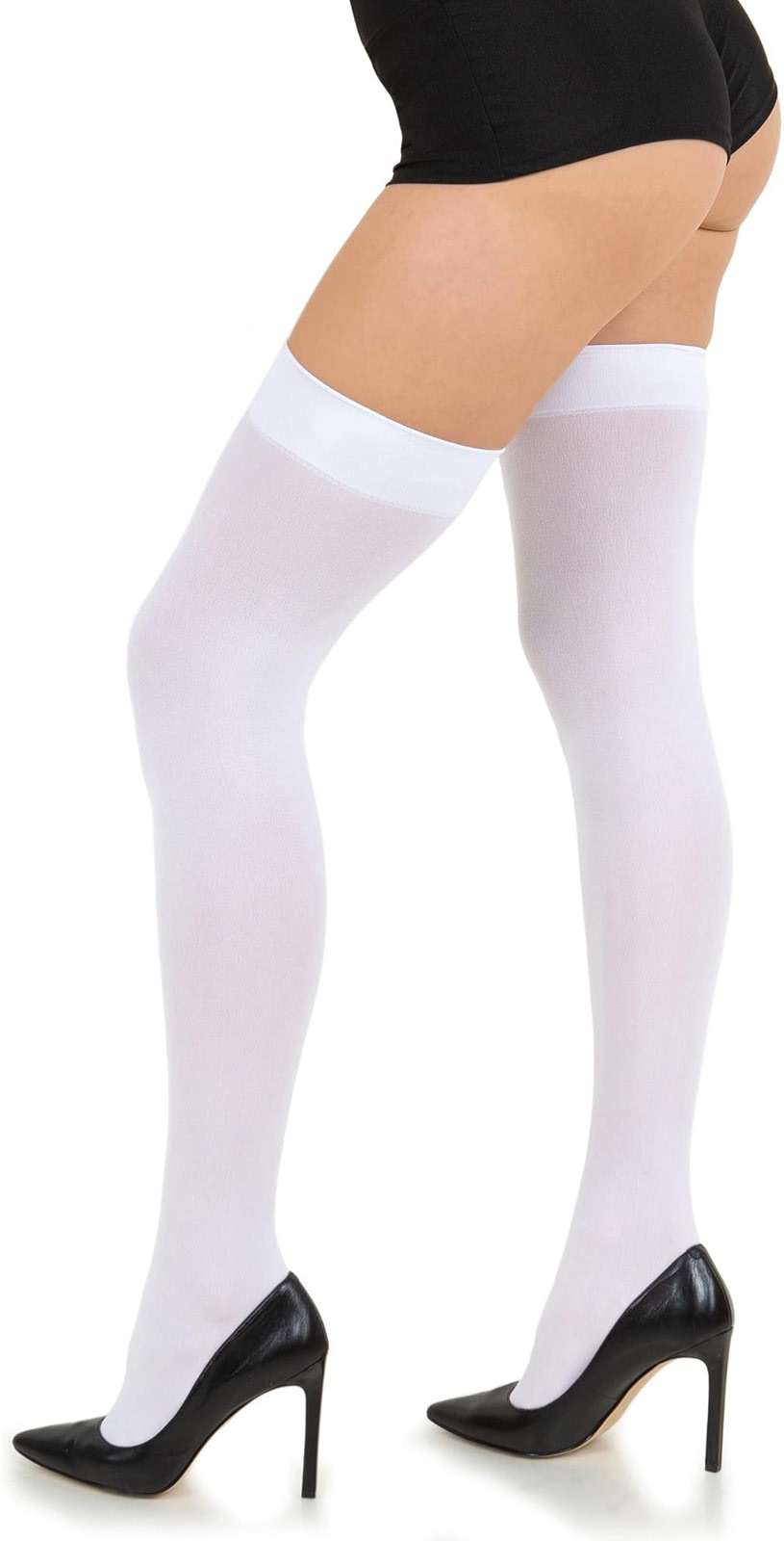 Sugar Sunday Opaque Thigh High Stockings For Women Sexy Over The Knee Thigh High Socks Nylon Thigh Highs Colored Stocking - Image 3