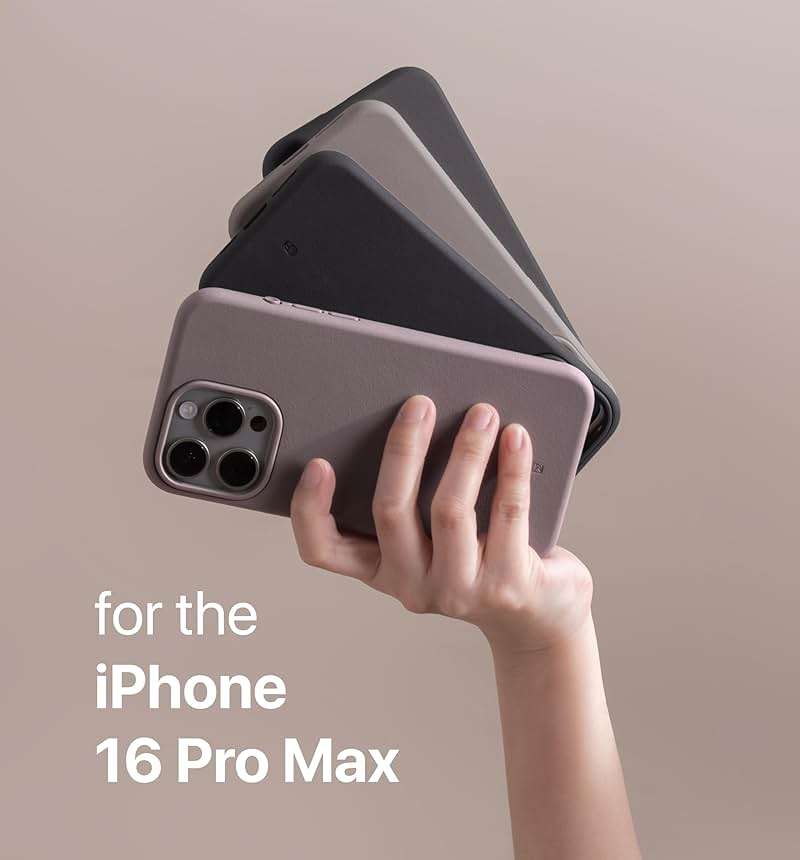 TineeOwl for iPhone 16 Pro Max Magnetic Case, Camera Control Button, Compatible with MagSafe, TPU, Minimalist, Slim/Thin, Grippy - Dune Series (Stone, iPhone 16 Pro Max) - Image 7