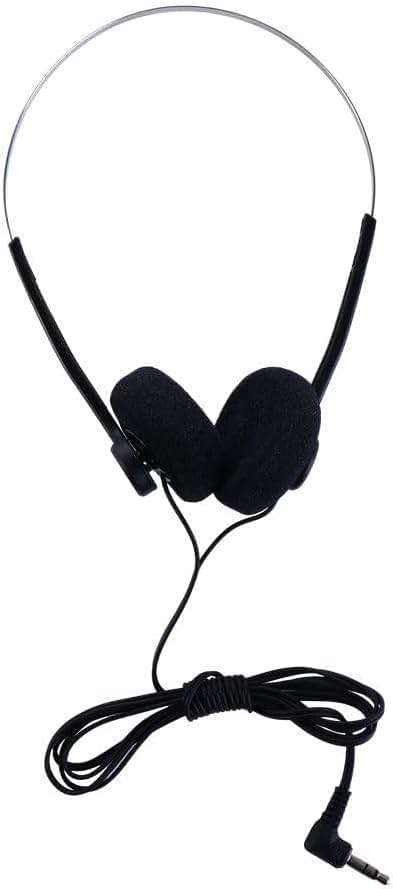 JJLFresheners Black Retro On Ear Headphones, Wired Stereo Headphones, Headphone, Lightweight Portable Headphone with Adjustable Headband,Over,Open-Ear,and Earbuds - Image 1