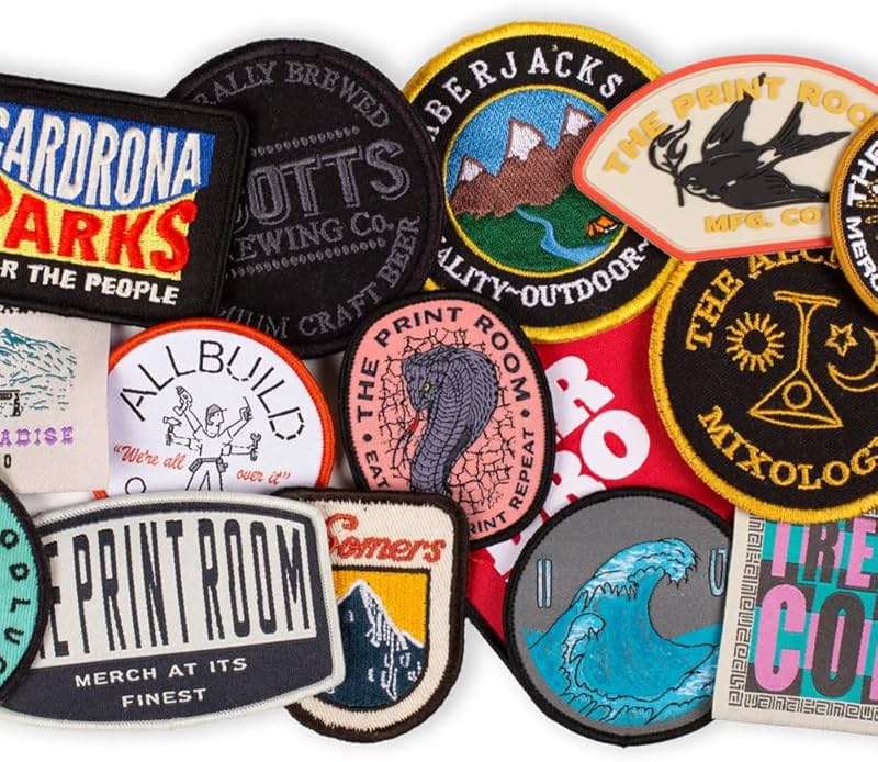 Custom Embroidered Patches, Text Logo Patches, Custom Patches Design Your Own, Personalized Name Patches, Personalized Photo Patches, Custom Any Shape Iron On Sew On Hook and Loop Patch - Image 3