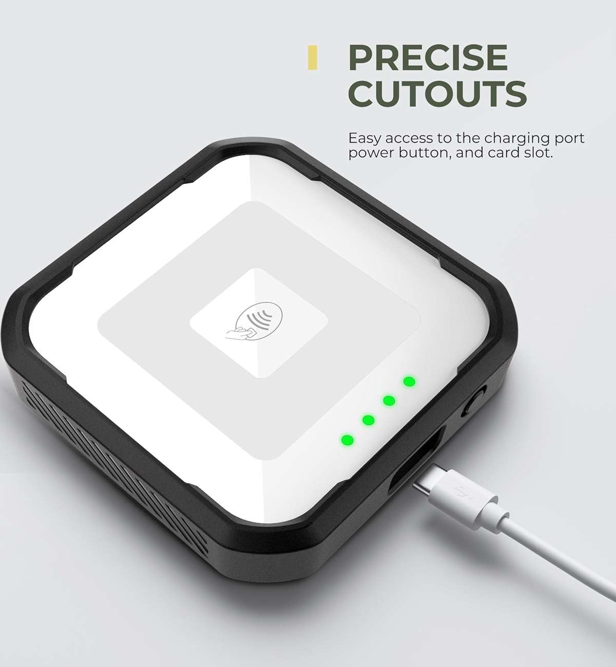 Dexnor Magnetic Case for Square Reader for Contactless and Chip 2nd Generation, Shockproof Protective Cover Rugged Cases for Square Reader 2nd Gen - Image 5