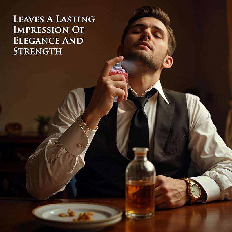 Valencia UOMO Fantasy Men EDP - Spicy & Woody Fragrance - Top Notes of Sweet Red Apple, Cardamom & Calabrian Bergamot - Base Scent of Warm Tobacco Leaf, Patchouli & Vetiver - Elegant 100ml Bottle - Image 5