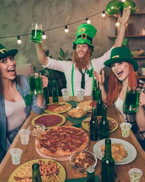 60 Pcs St Patrick's Day Plastic Cups, 12oz St. Patrick's Day Party Cups, St. Patrick Disposable Clear Plastic Cups, Irish Themed Plastic Cups with Lucky Shamrock Design for Beer Beverage Drinkware - Image 9
