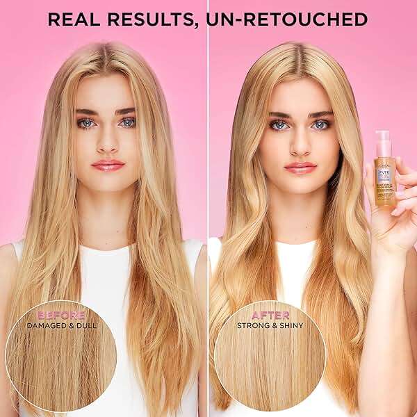 L'Oreal Paris Bond Repair+ Hair Oil-in-Serum, Heat Protectant to Strengthen Damaged, Color-Treated Hair, Provides Intense Shine and Frizz Control, EverPure, 1.6 Fl Oz (Packaging May Vary) - Image 7