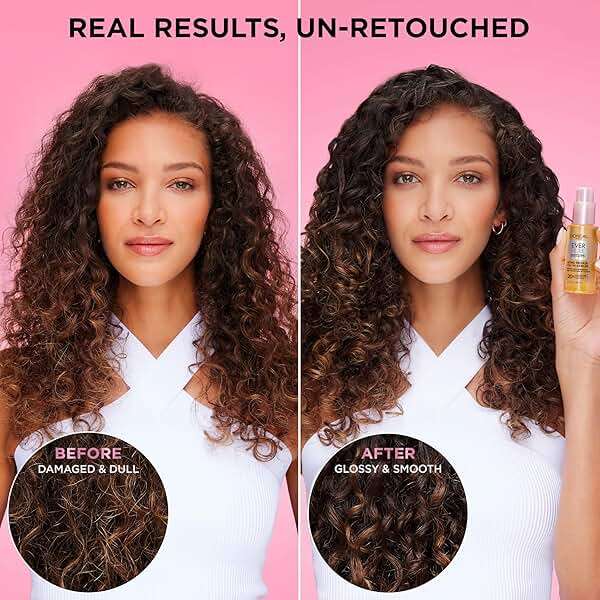 L'Oreal Paris Bond Repair+ Hair Oil-in-Serum, Heat Protectant to Strengthen Damaged, Color-Treated Hair, Provides Intense Shine and Frizz Control, EverPure, 1.6 Fl Oz (Packaging May Vary) - Image 8
