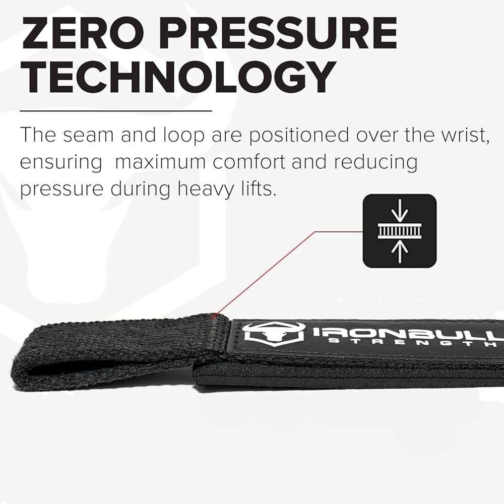Lifting Wrist Straps for Weightlifting (1 Pair) – Padded Lifting Straps for Deadlifts, Powerlifting, Strength Training & Bodybuilding – Gym Straps for Men & Women - Image 2