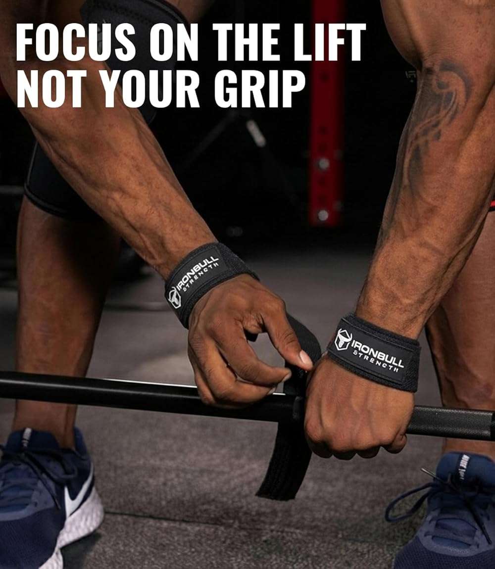 Lifting Wrist Straps for Weightlifting (1 Pair) – Padded Lifting Straps for Deadlifts, Powerlifting, Strength Training & Bodybuilding – Gym Straps for Men & Women - Image 5