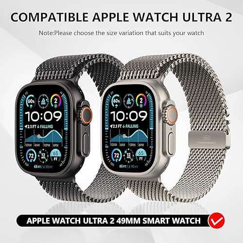 Suoman 3-Pack for Apple Watch Ultra 3/2/1 49mm Privacy Screen Protector Case, [Anti-Peeping] Ultra-Thin Tempered Glass Case Cover for iWatch Ultra 49mm 3/2/1 - Image 2