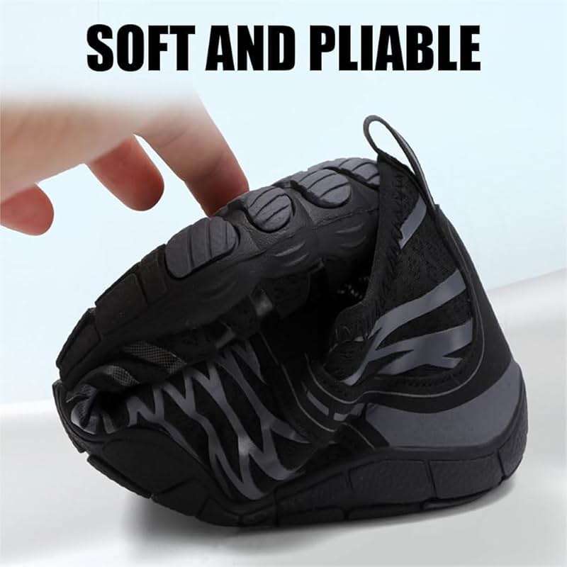 Barefoot Shoes for Women Men Neuropathy, Winter Barefoot Shoes Womens Wide Toe Non-Slip Boots - Image 3