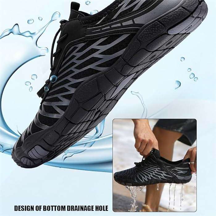 Barefoot Shoes for Women Men Neuropathy, Winter Barefoot Shoes Womens Wide Toe Non-Slip Boots - Image 4