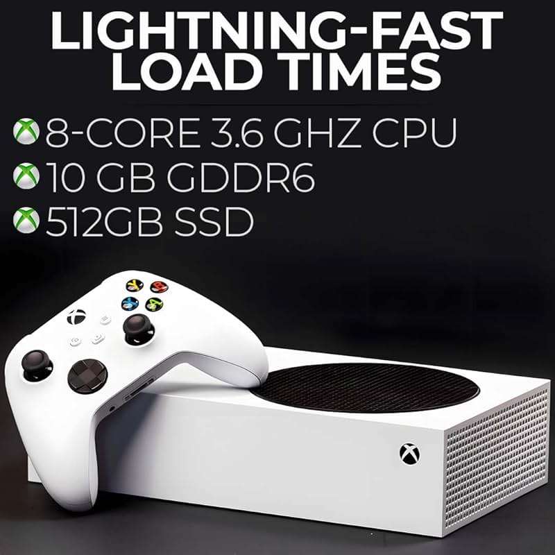 Zeust 2021 Xbox Series S 512GB All-Digital Bundle - Includes the Xbox Series Series S Console 512 GB SSD in Original Box, Wireless Controller, 1 Microfiber Cloth (New) - Image 7