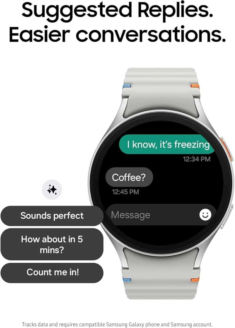 Samsung Galaxy Watch 7 40mm GPS + Cellular AI Smartwatch w/Energy Score, Wellness Tips, Heart Rate Tracking, Sleep Monitor, Fitness Tracker, 2024, Green (Renewed) - Image 5