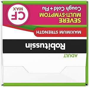 Robitussin Maximum Strength CF Max, Severe Multi-Symptom Daytime and Nighttime Relief from Cough, Cold, and Flu, Adult Formula, 8 fl oz - Image 14