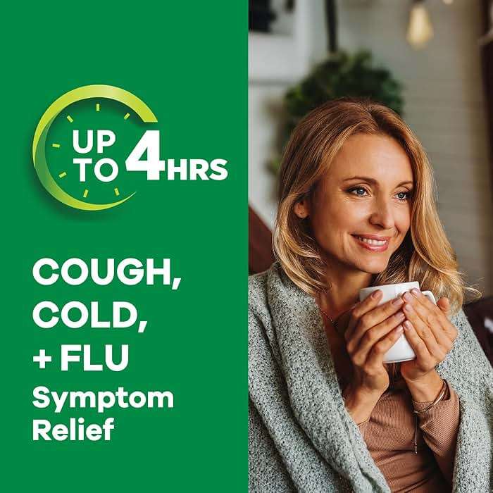 Robitussin Maximum Strength CF Max, Severe Multi-Symptom Daytime and Nighttime Relief from Cough, Cold, and Flu, Adult Formula, 8 fl oz - Image 3