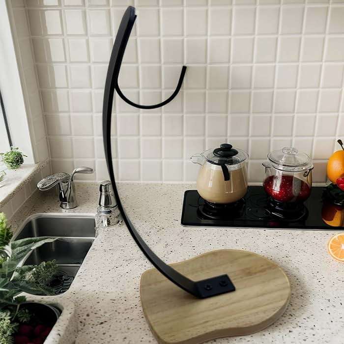 MIOIO Banana Holder Stand | Wooden Base, Sturdy Metal Hook, Elegant Gift for Adult, Stocking Stuffers for Men/Women - Image 7
