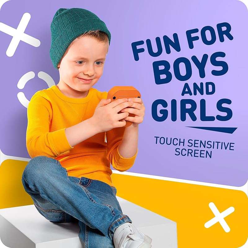 Electronic Tic-Tac-Toe Handheld Game | 3-in-1 Memory & Brain Games | Birthday Gift for Kids and Adults | Touchscreen Travel Friendly with Sound & Voice Effects for Kids Age 7+ - Image 4