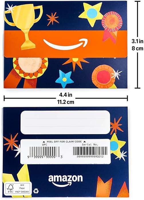 Amazon Physical Gift Card | Mini Envelope, Appreciation - Image 5