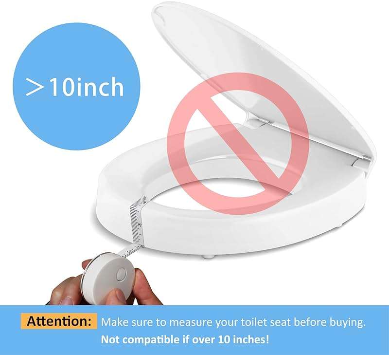 Doytn Universal Pee Deflector for Toilet Seat with Toilet lid Lifter, Toilet Splash Guard Prevents Kids and Adult from Peeing Splash Size ：11.5 * 8.3”(2PCS) - Image 3