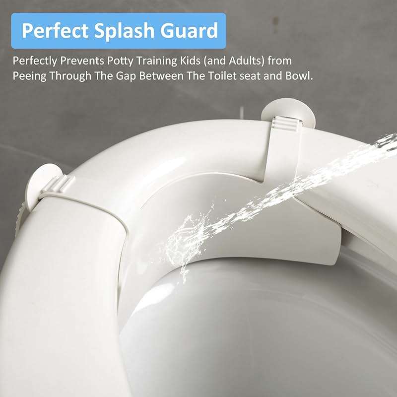 Doytn Universal Pee Deflector for Toilet Seat with Toilet lid Lifter, Toilet Splash Guard Prevents Kids and Adult from Peeing Splash Size ：11.5 * 8.3”(2PCS) - Image 4