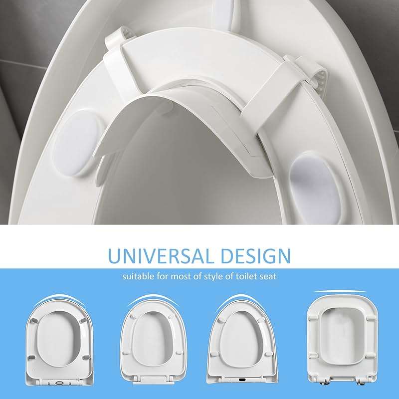 Doytn Universal Pee Deflector for Toilet Seat with Toilet lid Lifter, Toilet Splash Guard Prevents Kids and Adult from Peeing Splash Size ：11.5 * 8.3”(2PCS) - Image 6