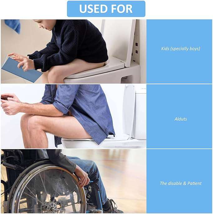 Doytn Universal Pee Deflector for Toilet Seat with Toilet lid Lifter, Toilet Splash Guard Prevents Kids and Adult from Peeing Splash Size ：11.5 * 8.3”(2PCS) - Image 8